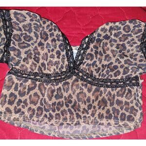 Build a Bear Lepoard Print Blouse